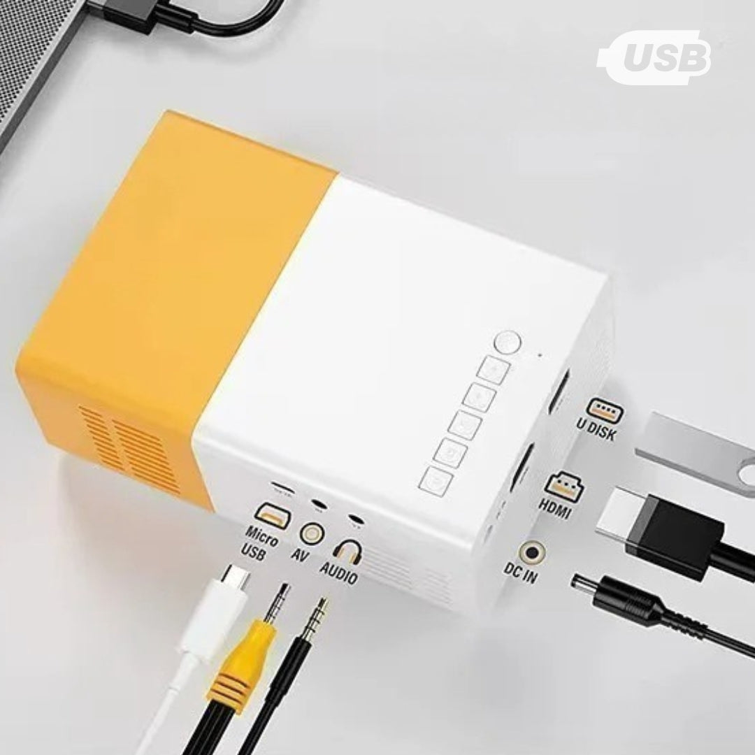 Mini Proyector HD 1080p - Ultra Compacto