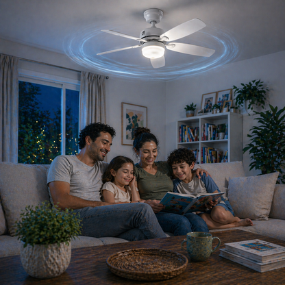 2x1 VENTILADOR DE TECHO CON LÁMPARA LED: Intensidad Ajustable, Control Remoto - ¡Instala en segundos! (NUEVO)