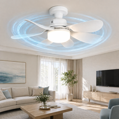 2x1 VENTILADOR DE TECHO CON LÁMPARA LED: Intensidad Ajustable, Control Remoto - ¡Instala en segundos! (NUEVO)